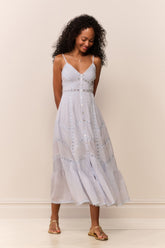 Esilda Heritage Cotton Midi Dress