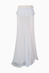Sylette Chiffon Striped Maxi Skirt