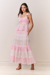 Phia Mixed Print Maxi Skirt