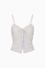 Anika Chiffon Striped Cami Top