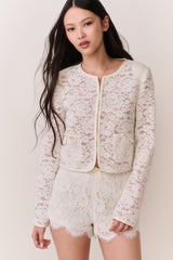 Lavendine Lace Mini Shorts
