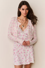 Adeanne Heirloom Print Cotton Cardigan