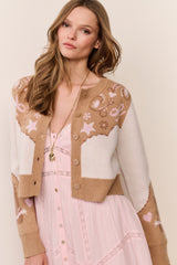 Leyah Wool-Blend Saddle Up Cardigan