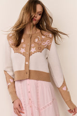 Leyah Wool-Blend Saddle Up Cardigan