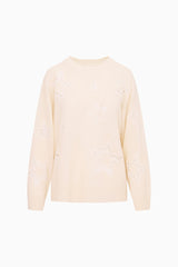 Westcott Wool-Cashmere Lace Star Pullover
