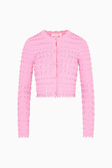 Ferris Sequin Scallop Cardigan