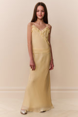 Tween Thyme Chiffon Maxi Skirt
