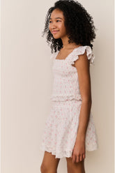 Tween Solena Floral Cotton Skirt
