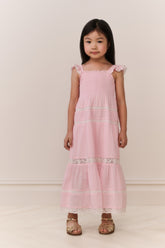 Little Girls Rhiannon Cotton Maxi Dress