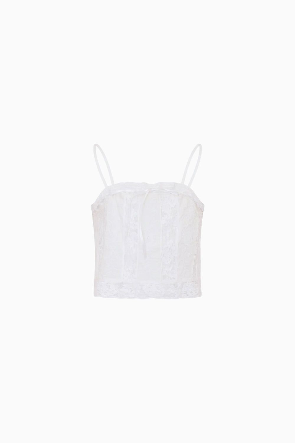 Little Girls Cotton Lace Quince Top