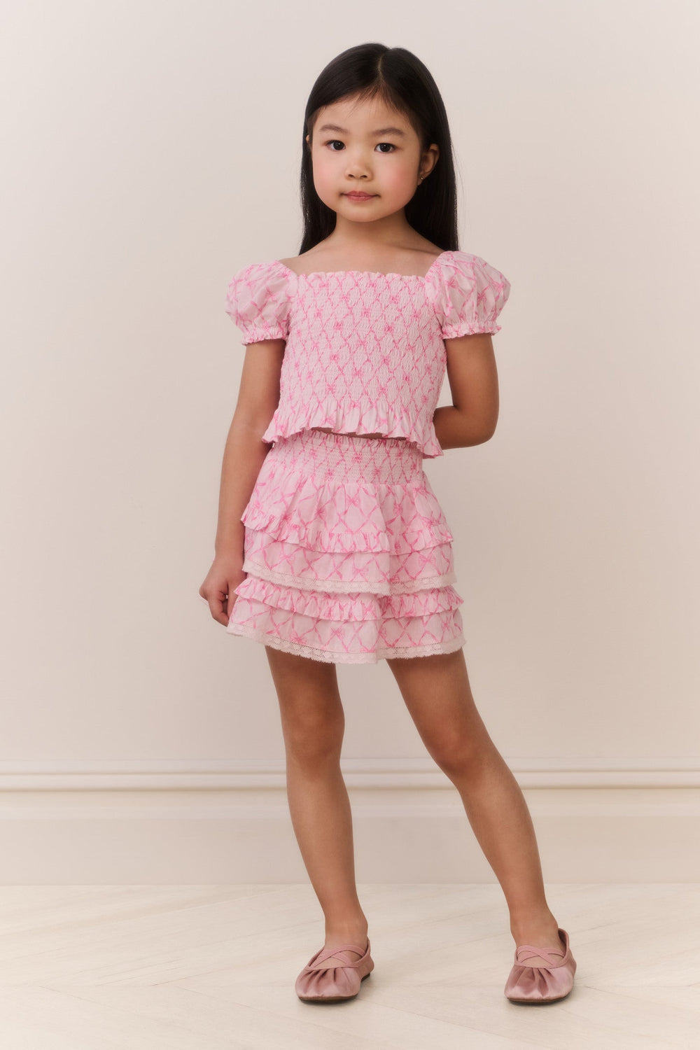 Little Girls Sweetheart Fabielle Top