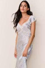 Eline Silk Floral Maxi Dress