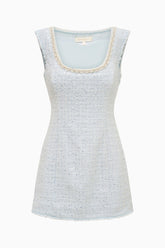 Adelaine Sequin Tweed Mini Dress