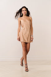 Kalora Celestial Crystal Satin Mini Dress
