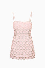 Katarina Floral Embellished Mini Dress