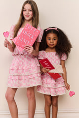 Tween Billie Heart Print Skirt