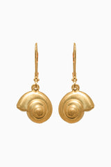 We Dream In Colour Round Shell Earrings