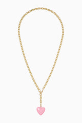 Roxanne Assoulin The Mini Puffy Heart Charm Necklace