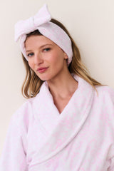 Bow Print Face Wash Beauty Headband