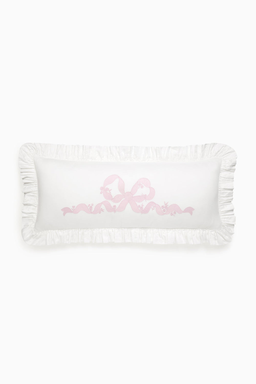 Forever In Love Ruffled Lumbar Pillow