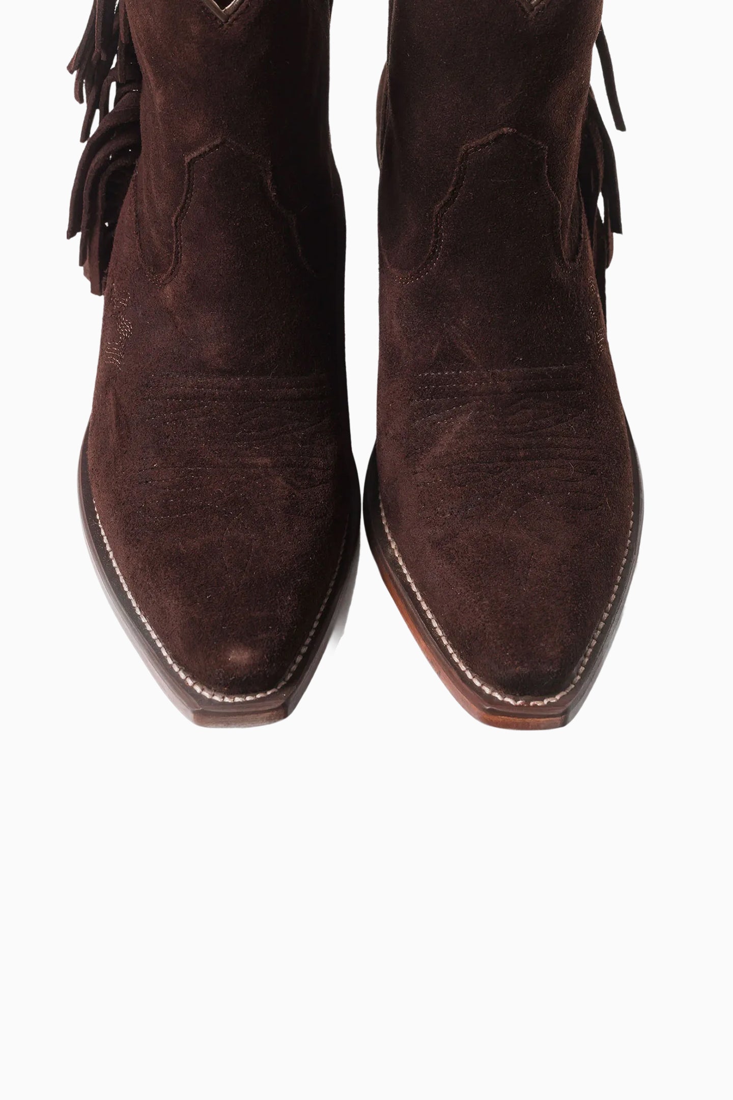 Besita The Spirit Fringe Suede Booties