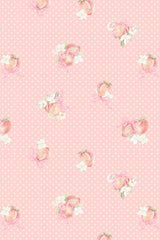 Little Girls Peach Pom Pom Decker Dress