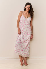 Manuela Heirloom Print Maxi Slip Dress