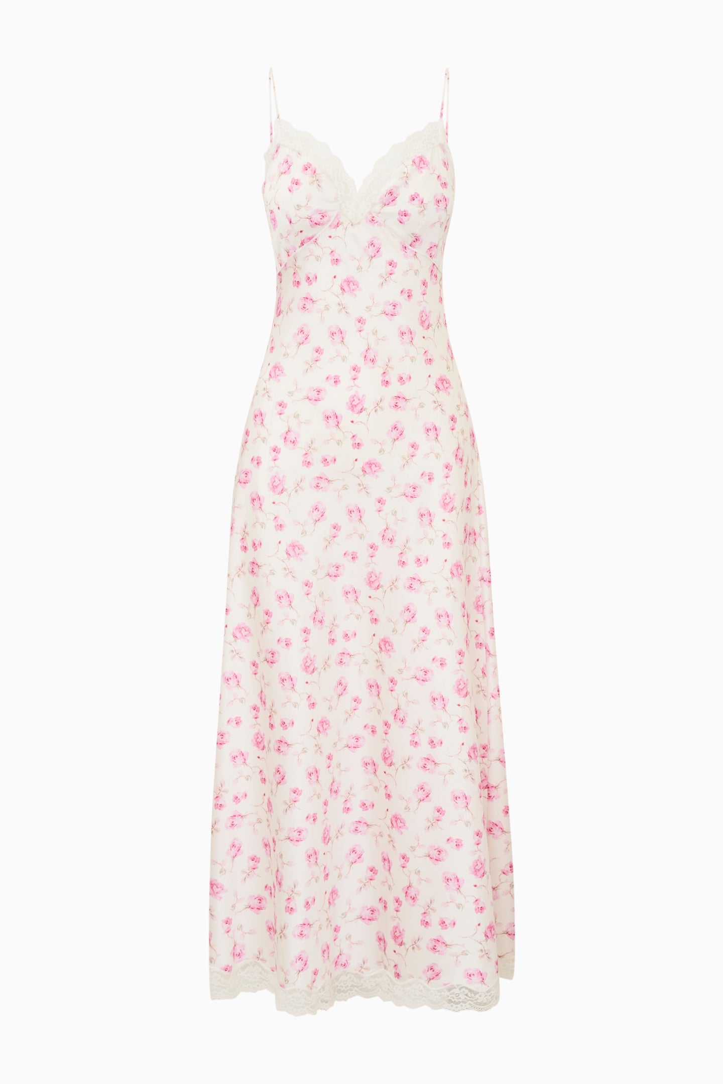Manuela Heirloom Print Maxi Slip Dress