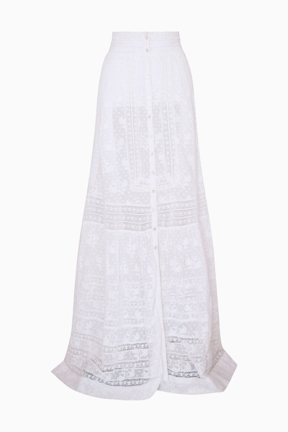 Araminta Cotton Victorian Maxi Skirt