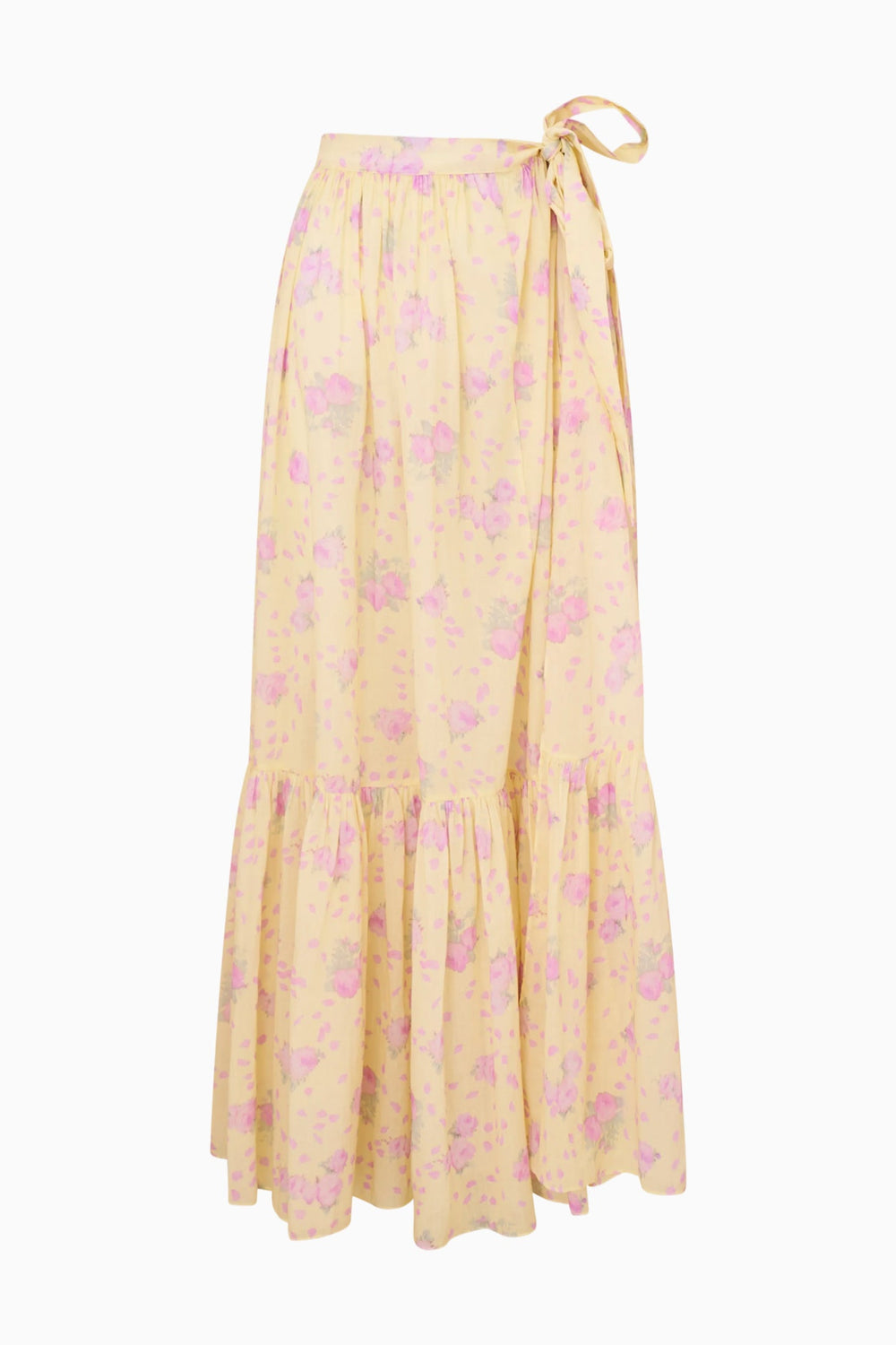 Umber Cotton Maxi Cover-Up Skirt