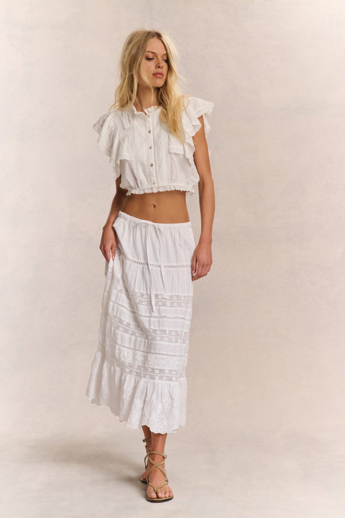 Donna Heritage Midi Skirt