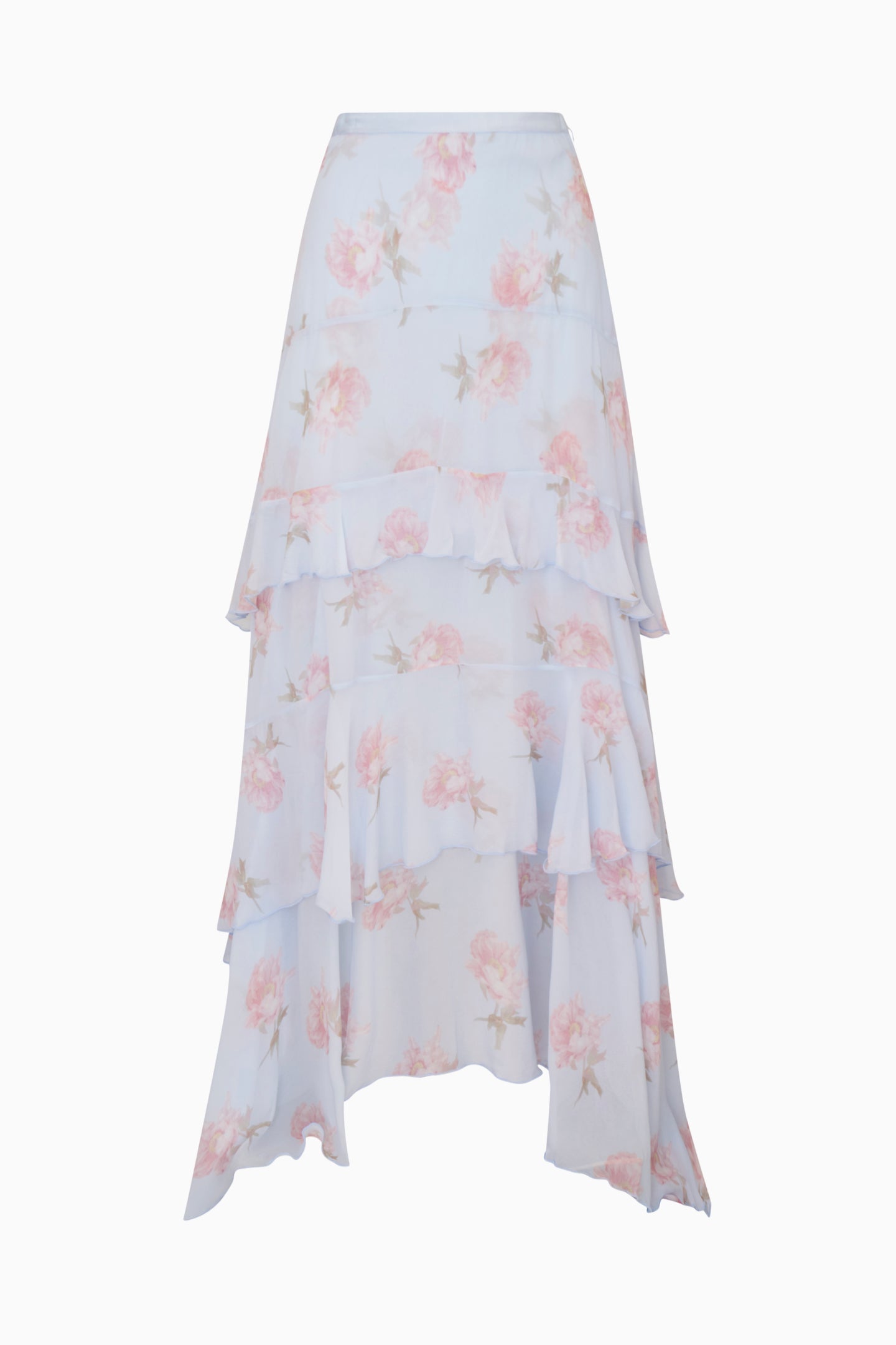 Soleia Floral Chiffon Maxi Skirt