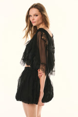 Kavita Silk Bubble Skirt