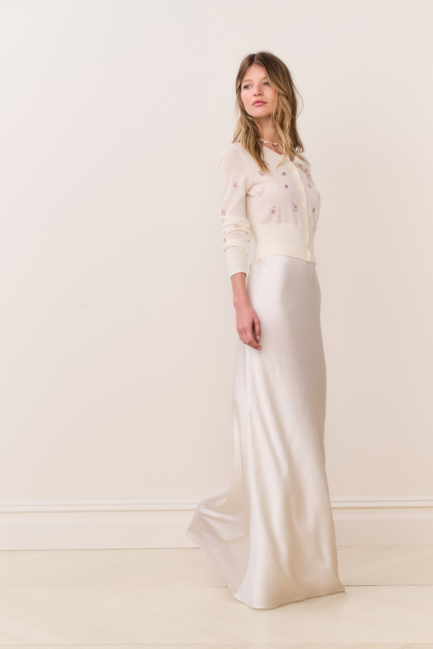 Maurine Satin Maxi Skirt