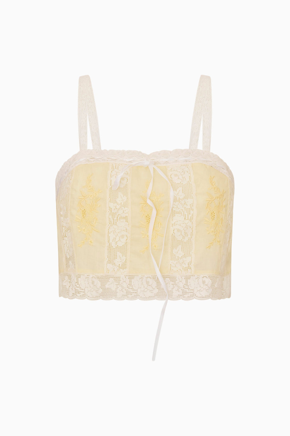 Quince Cotton Victorian Crop Top