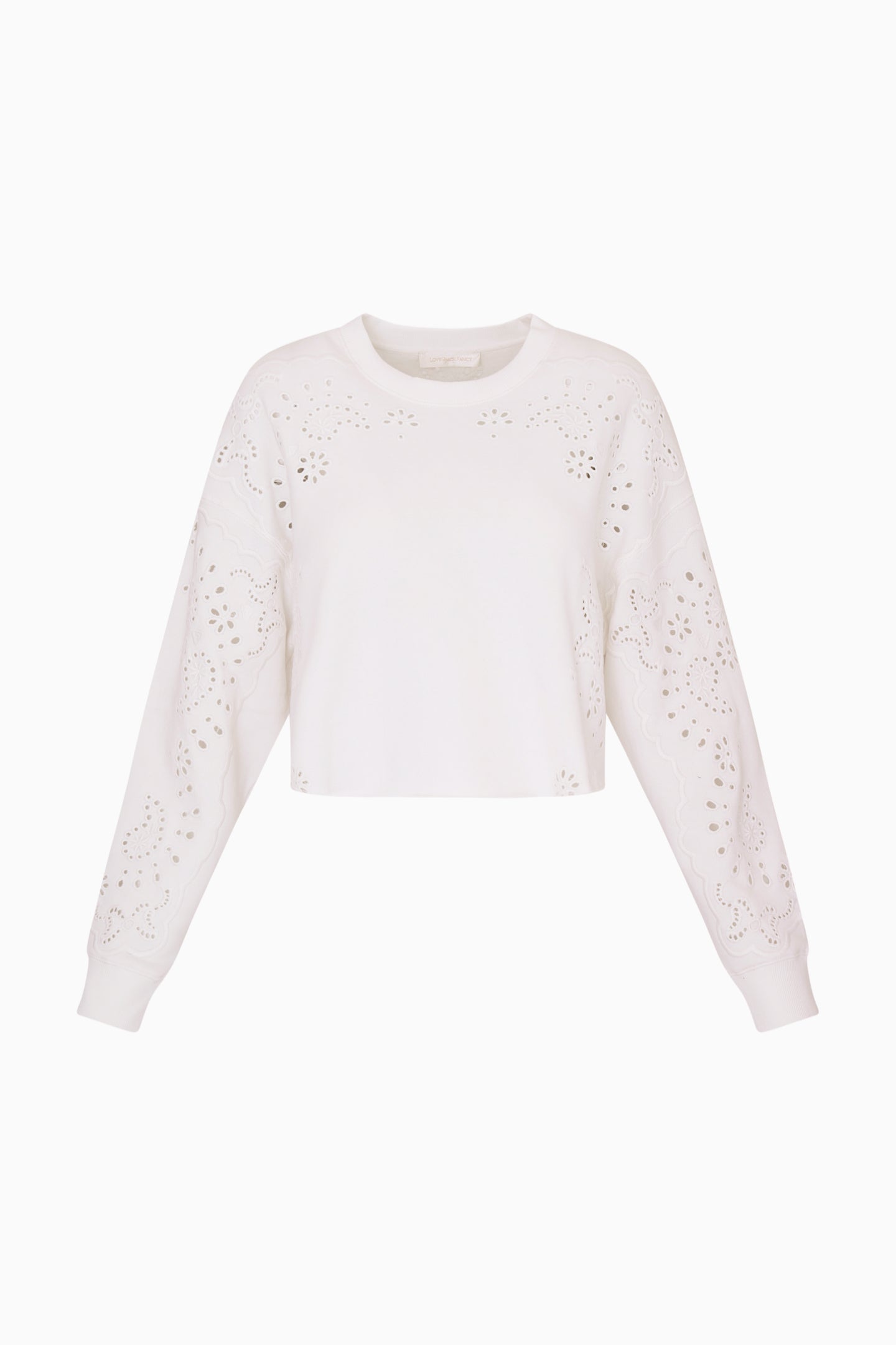 Lalo Bandana Eyelet Fleece Pullover