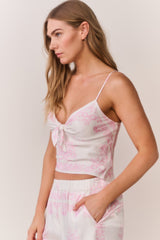 Emeraine Bandana Toile Print Cami Top