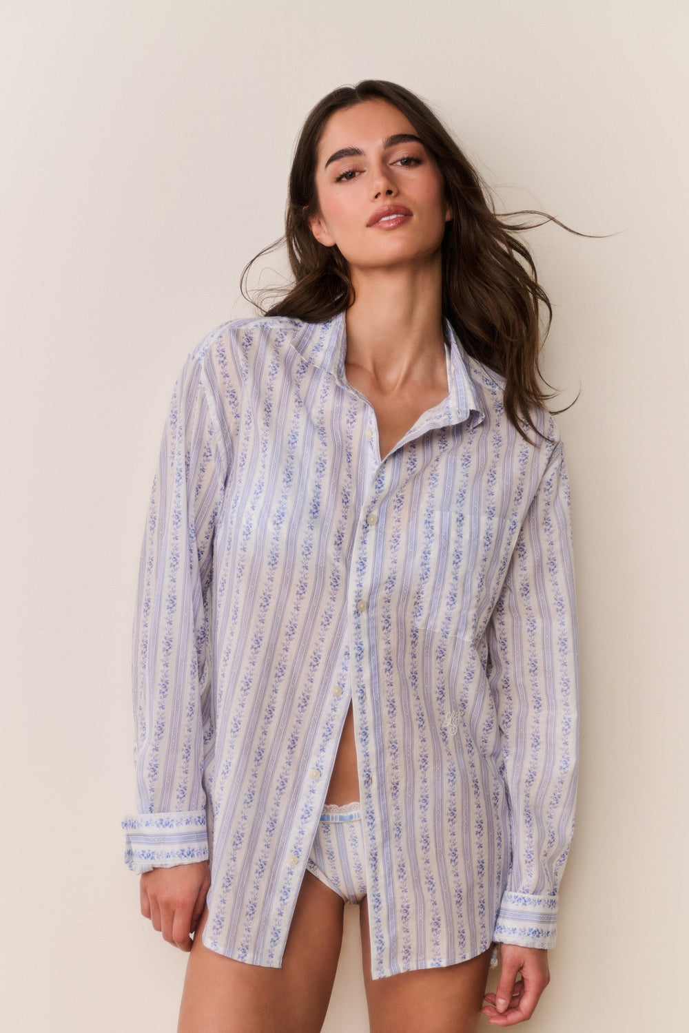 Hudley Floral Cotton Unisex Shirt