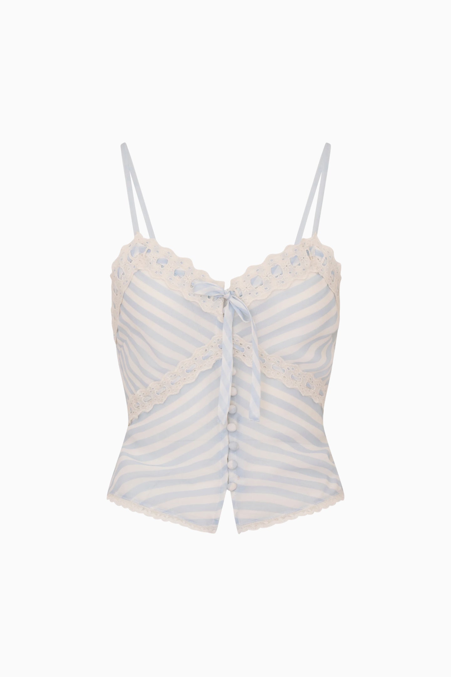 Anika Chiffon Striped Cami Top