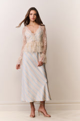 Siddie Sheer Lace Top