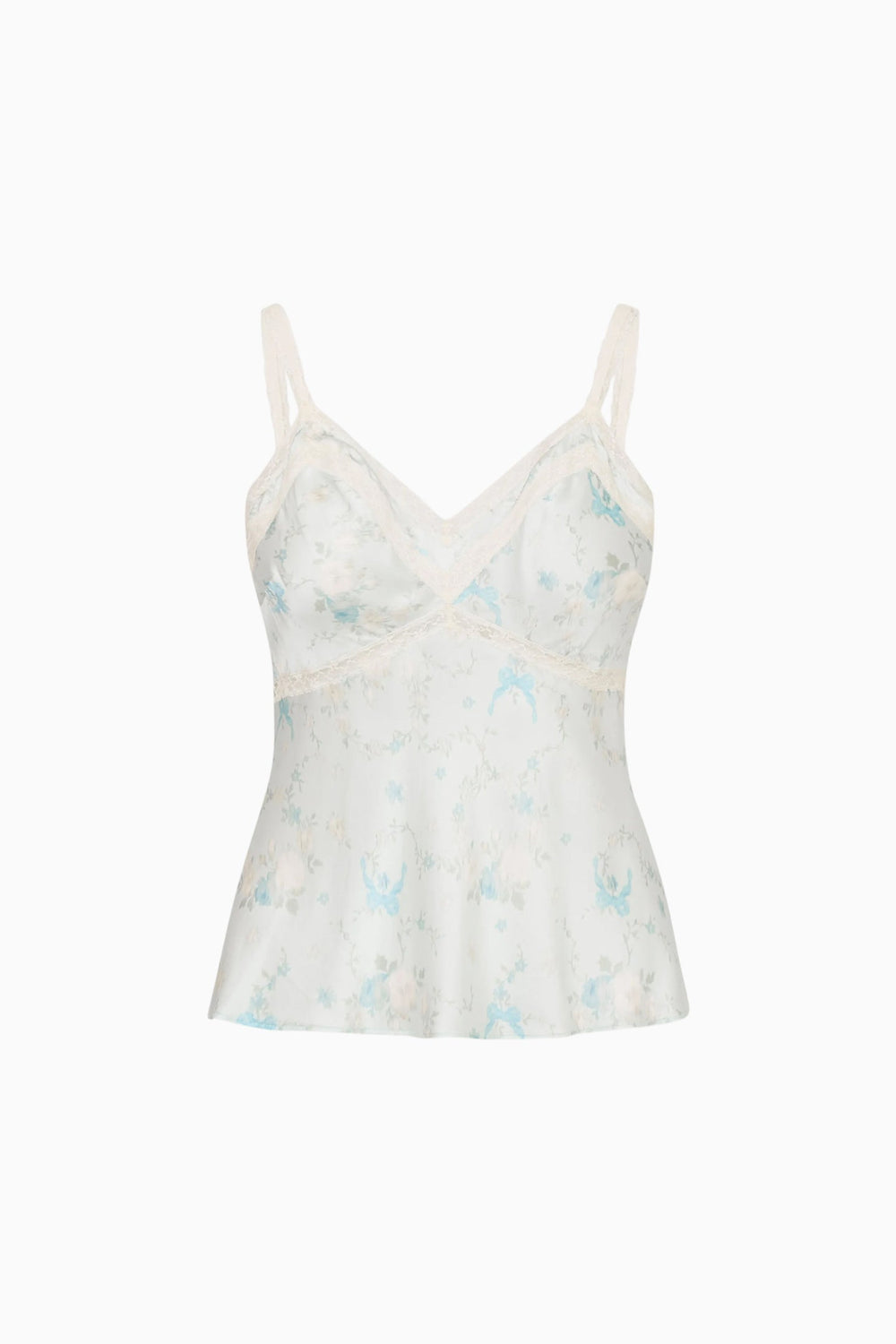 Lirena Silk-Blend Floral Top