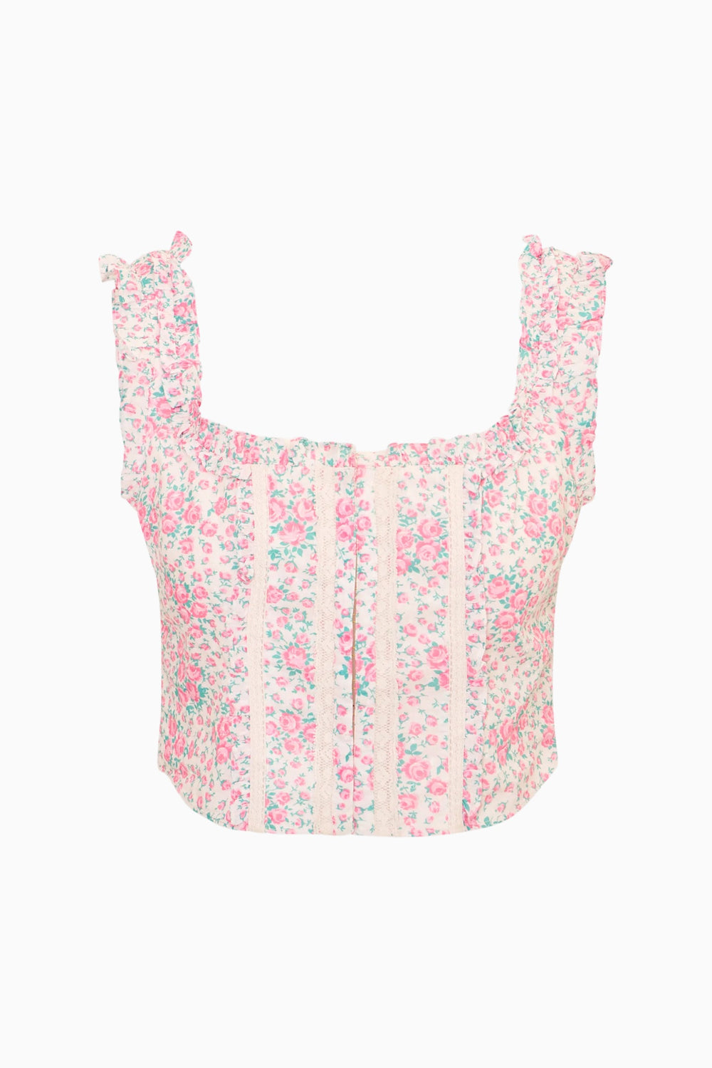 Re-Edition Georgie Floral Cotton Bustier