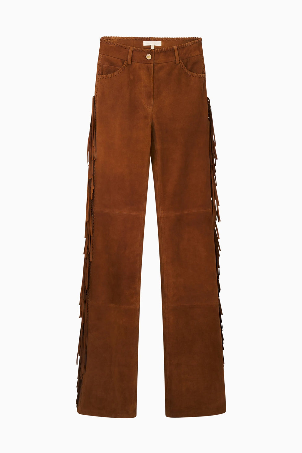 Jenya Suede Fringe Pant