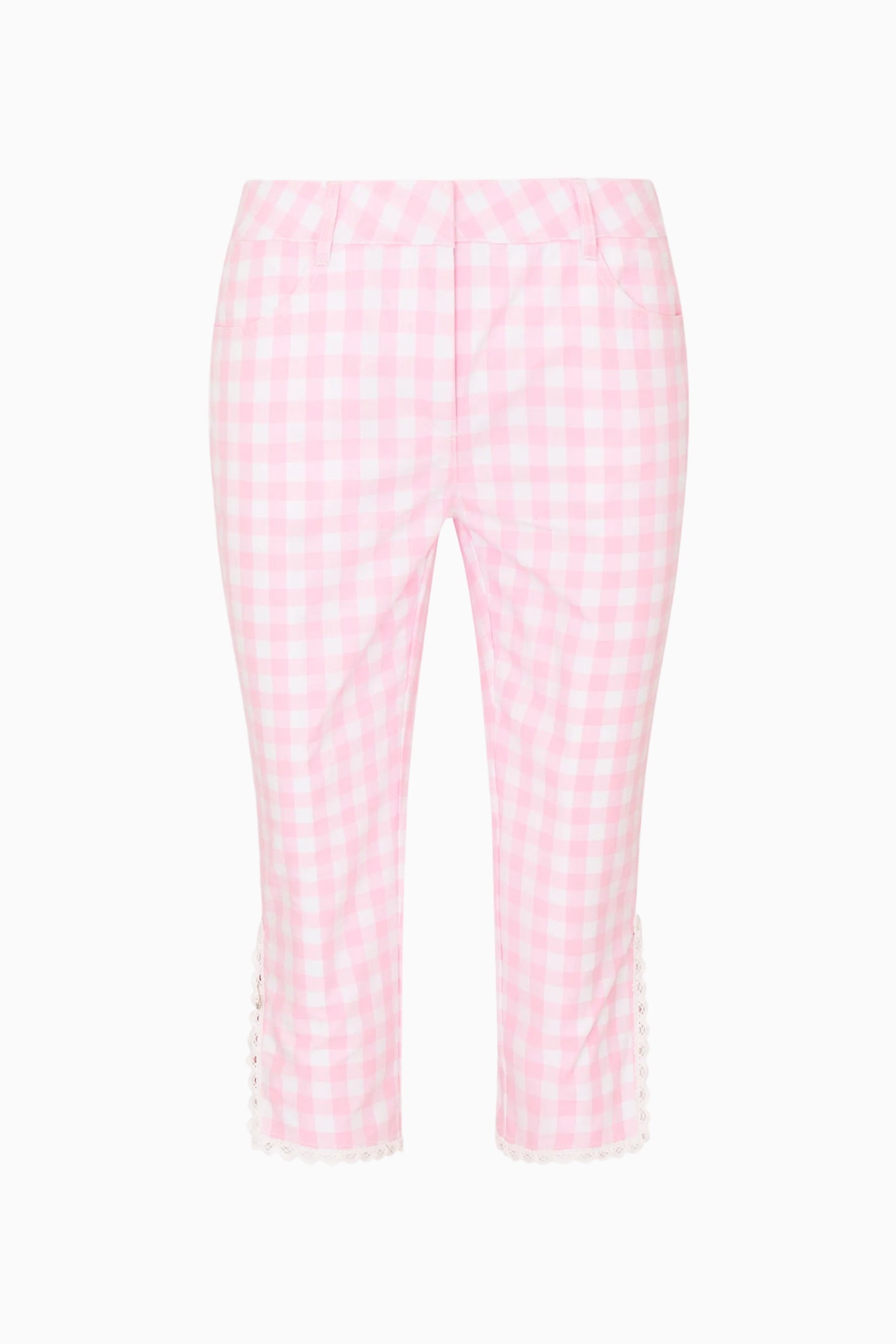 Elarose Gingham Capri Pant