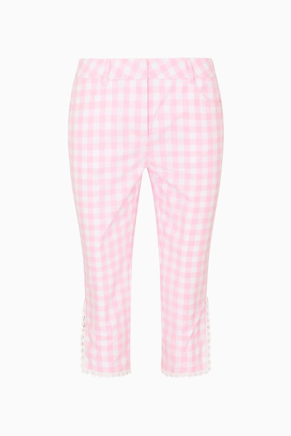 Elarose Gingham Capri Pant
