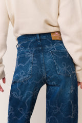 Dessa Crystal Bow Jeans