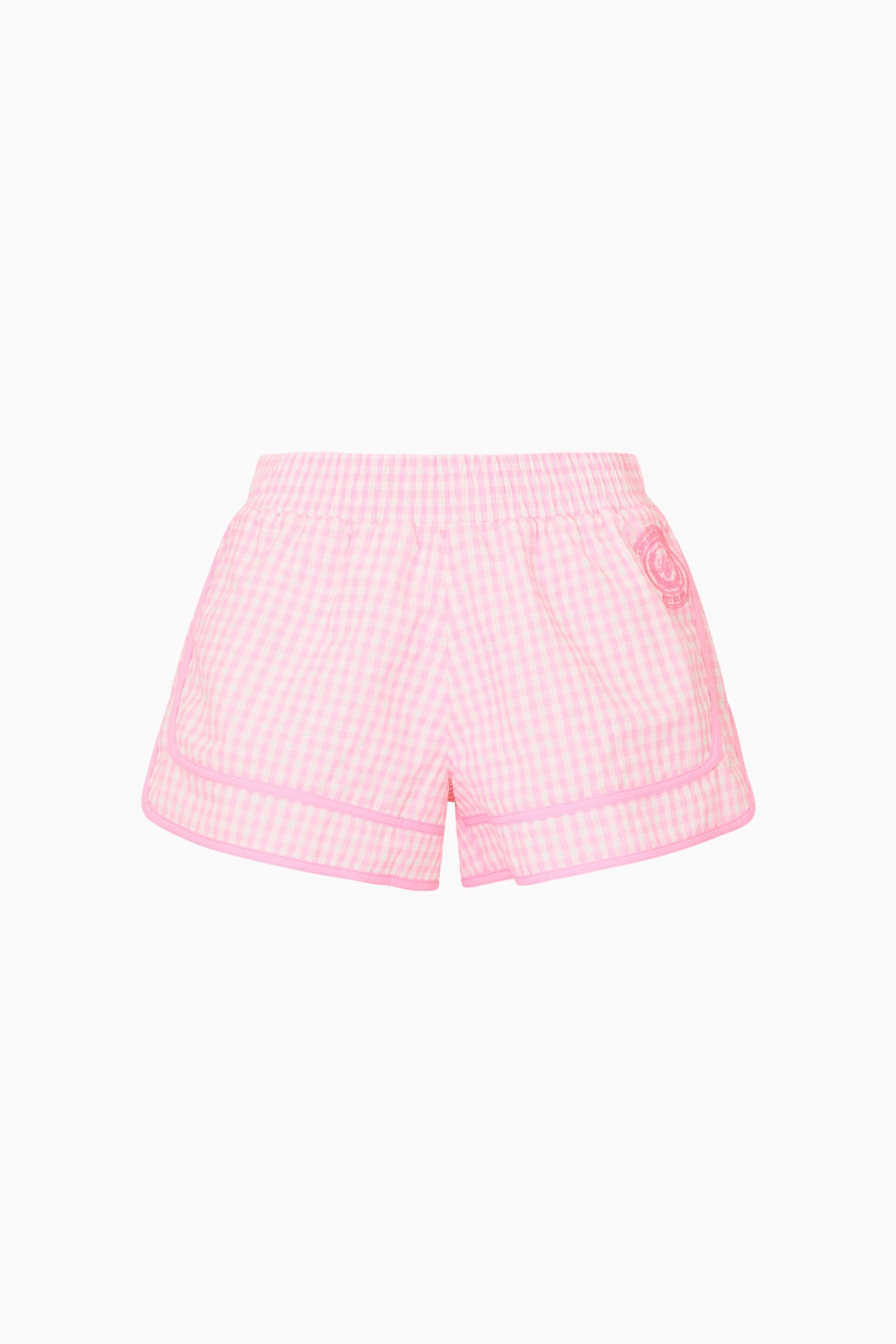 Lavey Gingham Windbreaker Shorts