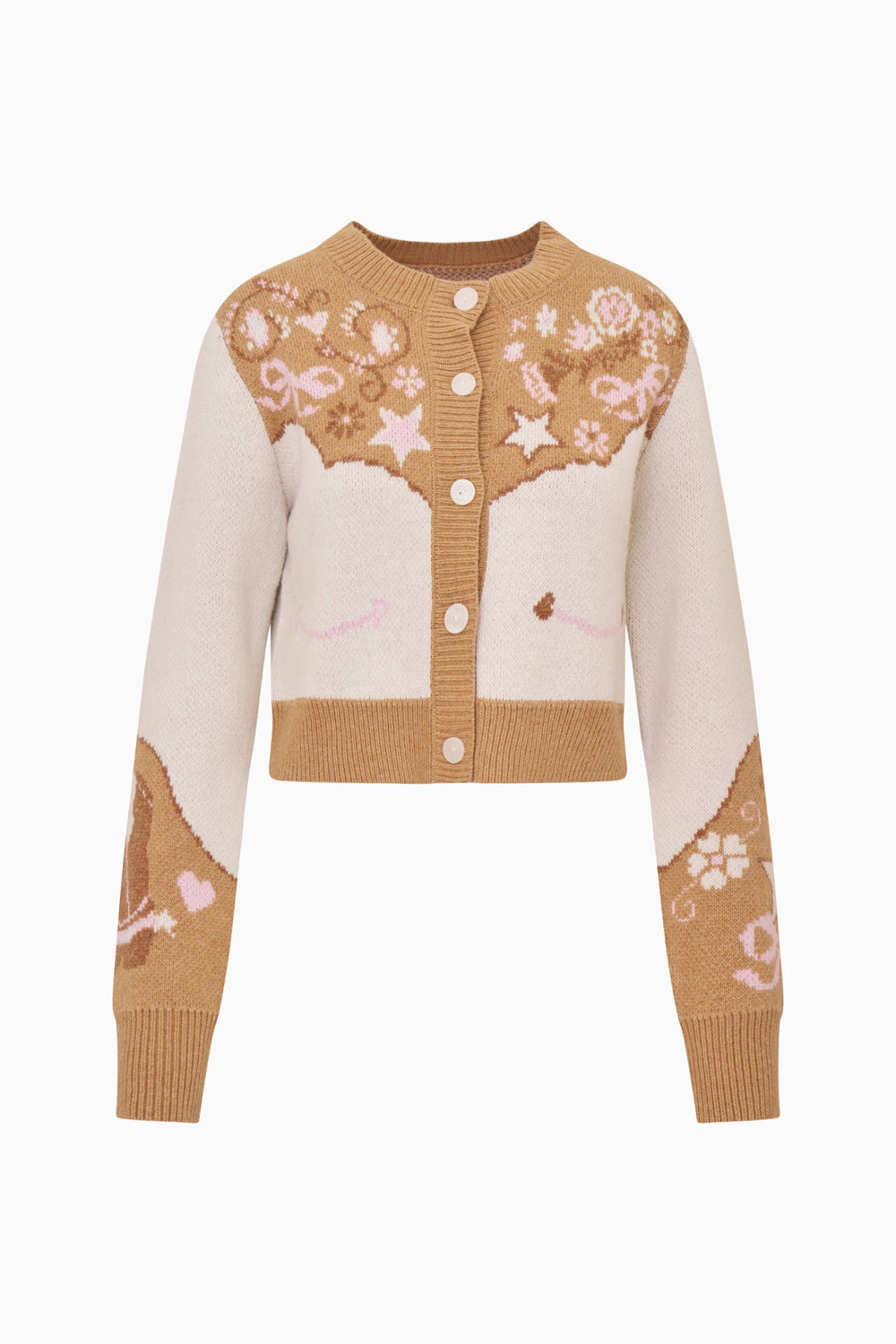 Leyah Wool-Blend Saddle Up Cardigan