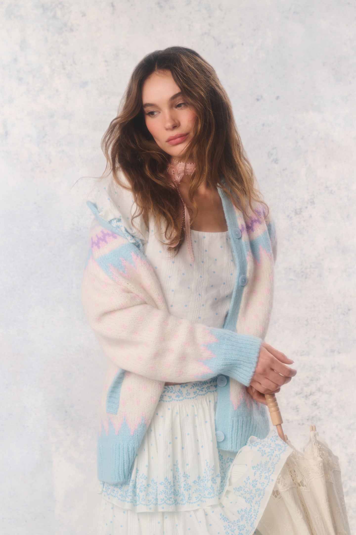 Re-Edition Alpaca-Blend Boyfriend Cardigan