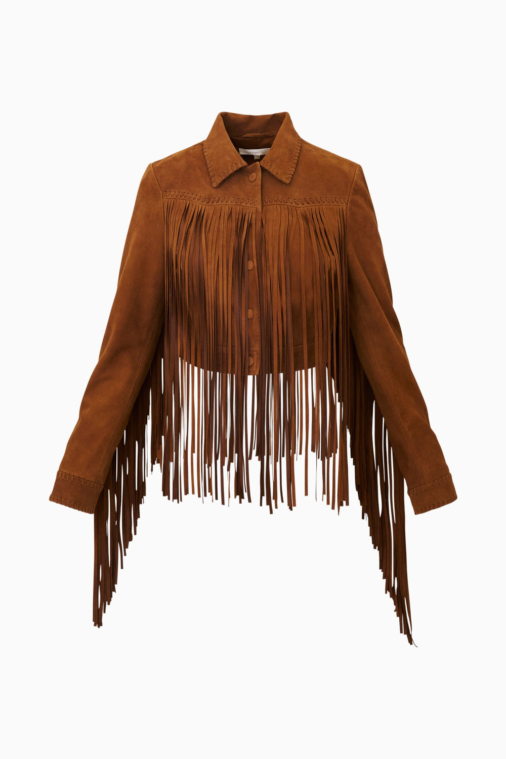Maelis Suede Fringe Jacket